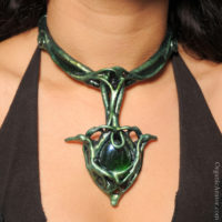 morrigan, necklace, goddess, costume, jewelry